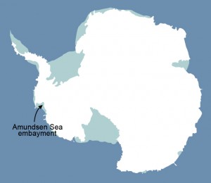 The Amundsen Sea Embayment in West Antarctica. Credit: NASA