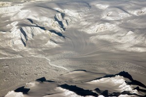 Glaciers in West Antarctica taking during a NASA Operation IceBridge campaign this past fall. A new analysis of the fastest-melting region of Antarctica has found that the melt rate of glaciers there has tripled during the last decade. Credit: NASA